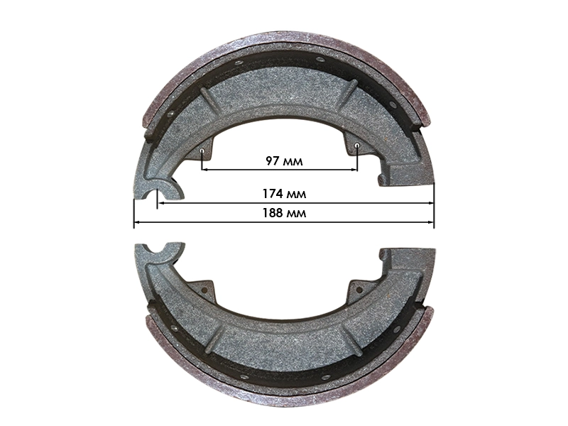Колодки тормозные 242/244 (пара)