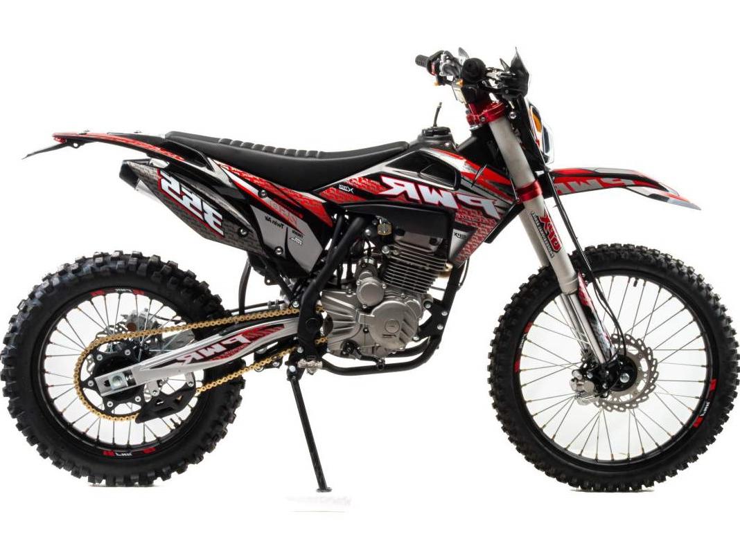 Мотоцикл Кросс PWR FZ250 (172FMM) (4V) (4-х клапанный) красный