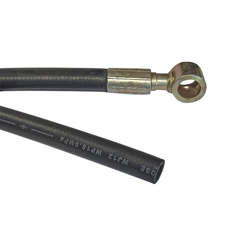 Рукав (шланг) гидравлический Палец/хомут (740мм)