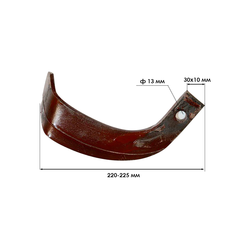 Нож почвофрезы IT245 (1GQN 200,220,240) левый