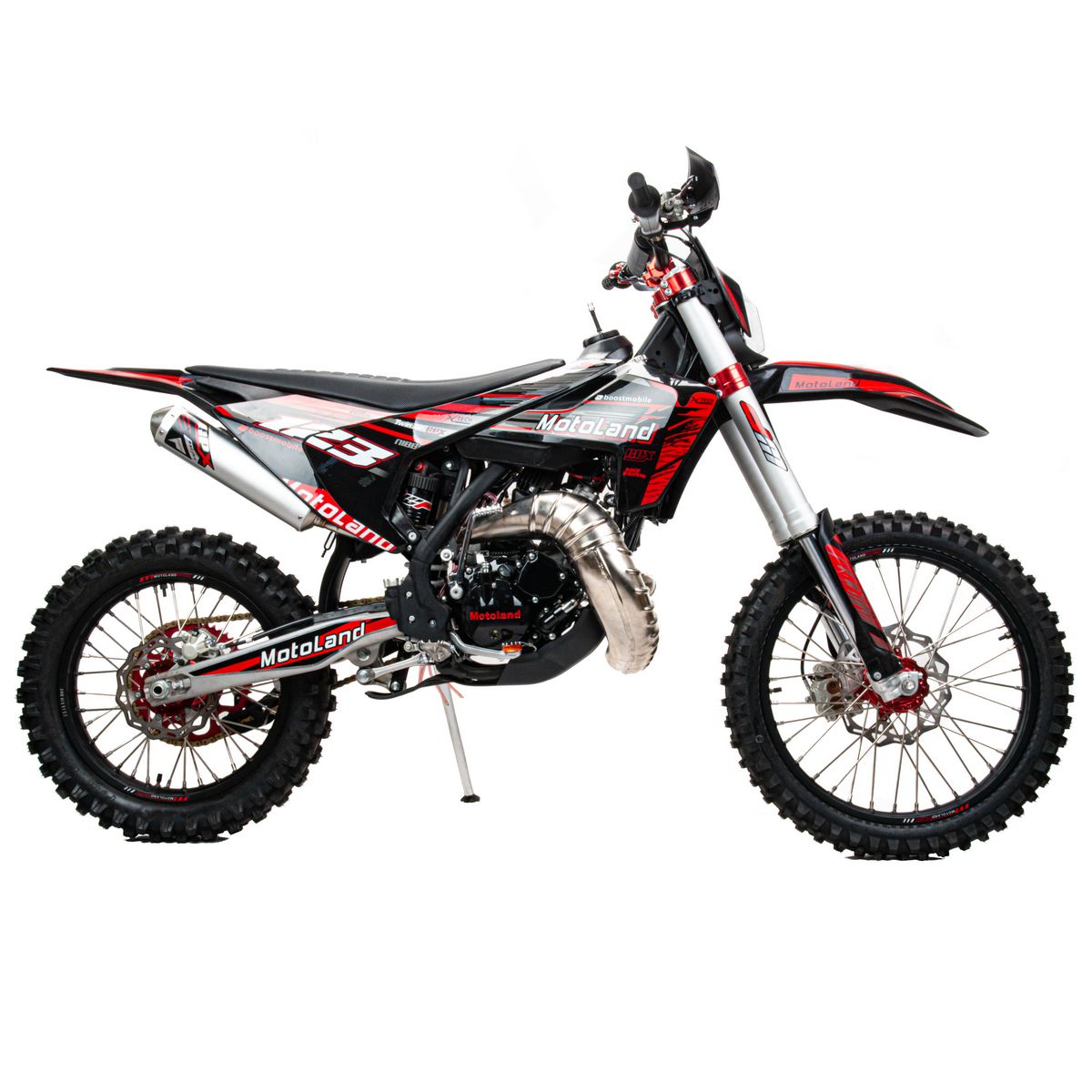 Мотоцикл Кросс Motoland XT 250 ST (1E66MM 2-STROKE) красный РАСПРОДАЖА