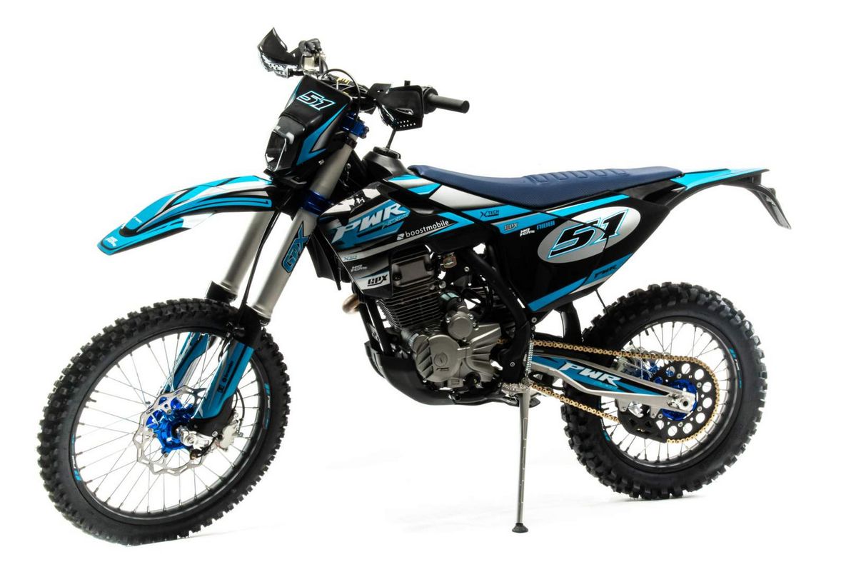 Мотоцикл Кросс PWR FS250 (172FMM) (4V) синий РАСПРОДАЖА