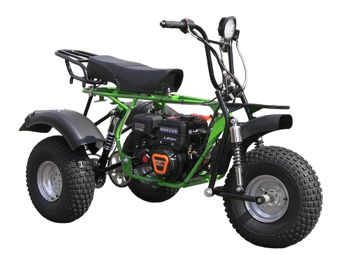 Трицикл ТРИТОН 2, САФАРИ 3LЕ- 9 лс KP230PRO (длинное седло)