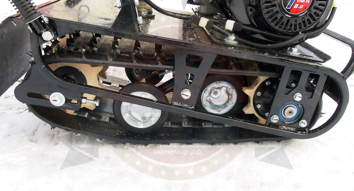 Мотобуксировщик компактный БЕЛКА - 8L+ л.с., с ФАРОЙ