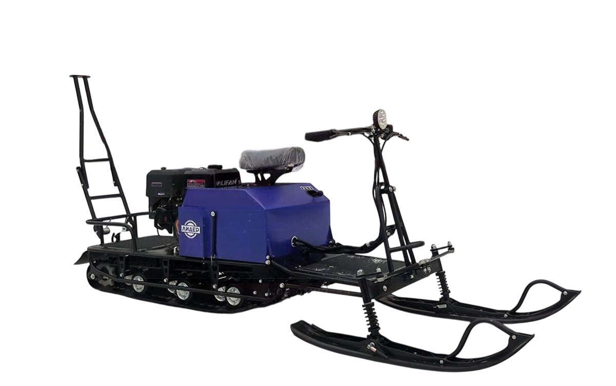 Мотобуксировщик с лыжным модулем 16 л.с., С РЕВЕРСОМ ЛИДЕР-3-3Т-16АП (3 тел.), АДАПТИВНАЯ ПОДВЕСКА