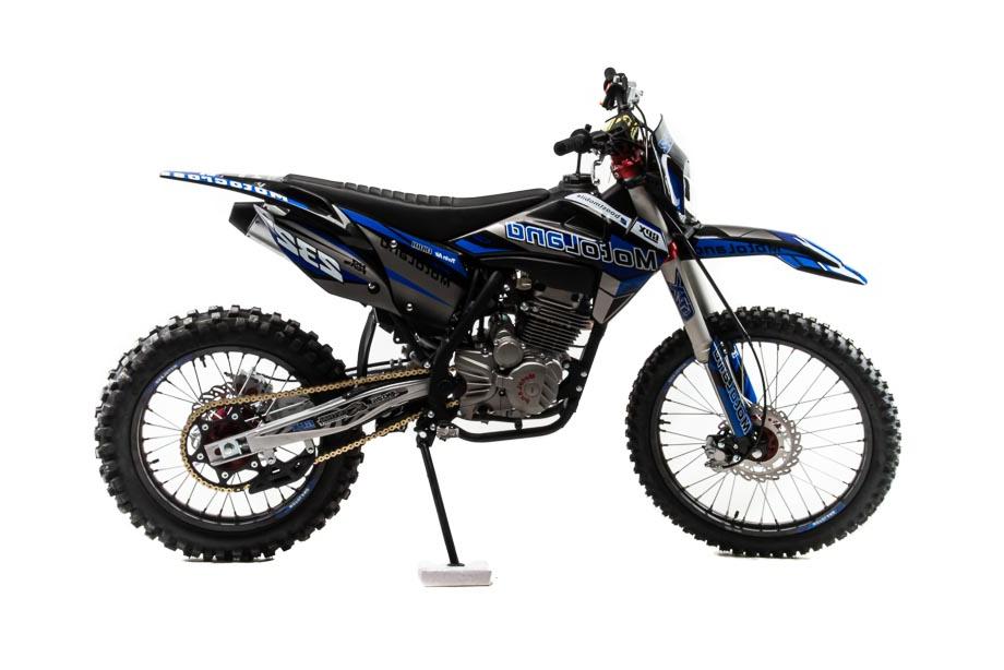 Мотоцикл Кросс Motoland XT 250 HS (172FMM-4V) (4-х клапанный) синий