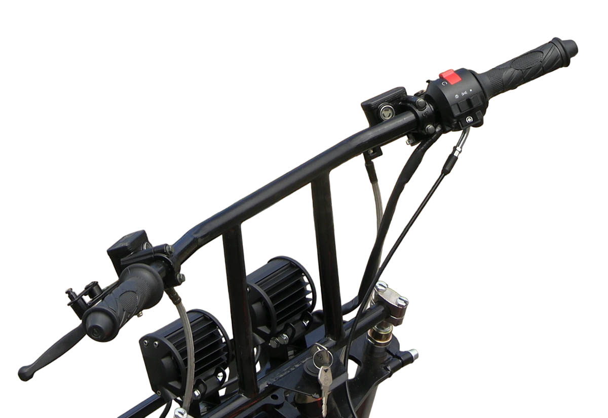 Мотоцикл СКАУТ-7 БОЦМАН 2, 9 лс KP230PRO, колеса GIANT, ФАРА, ЭЛ.СТ. перед и зад подв.