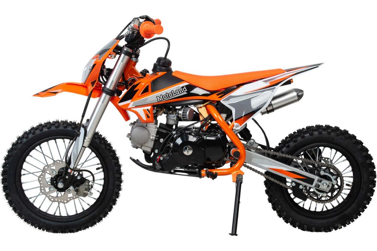 Питбайк  Motoland 125 SX 125 E 14/12  оранжевый