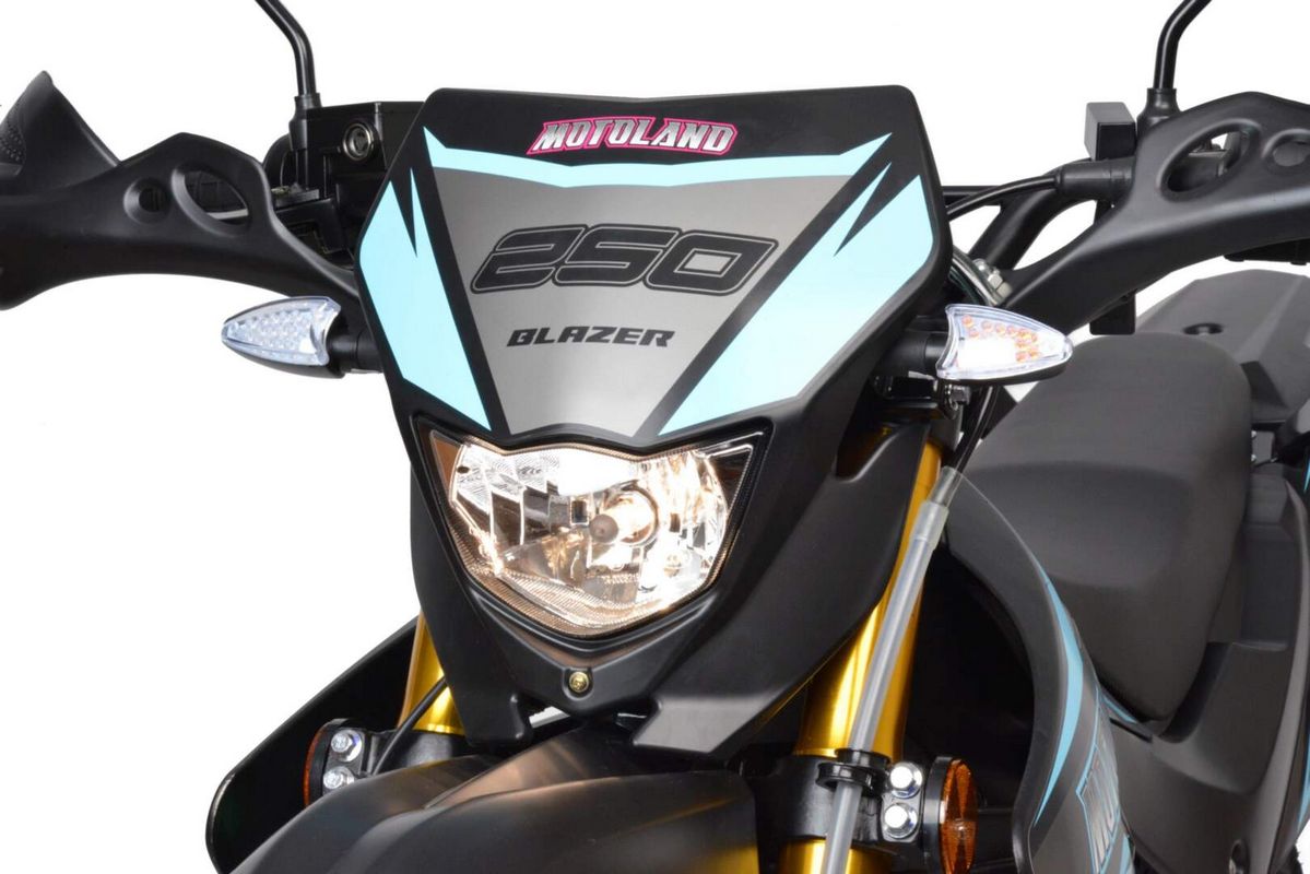Мотоцикл Motoland 250 ENDURO BLAZER (XF250-A) синий РАСПРОДАЖА