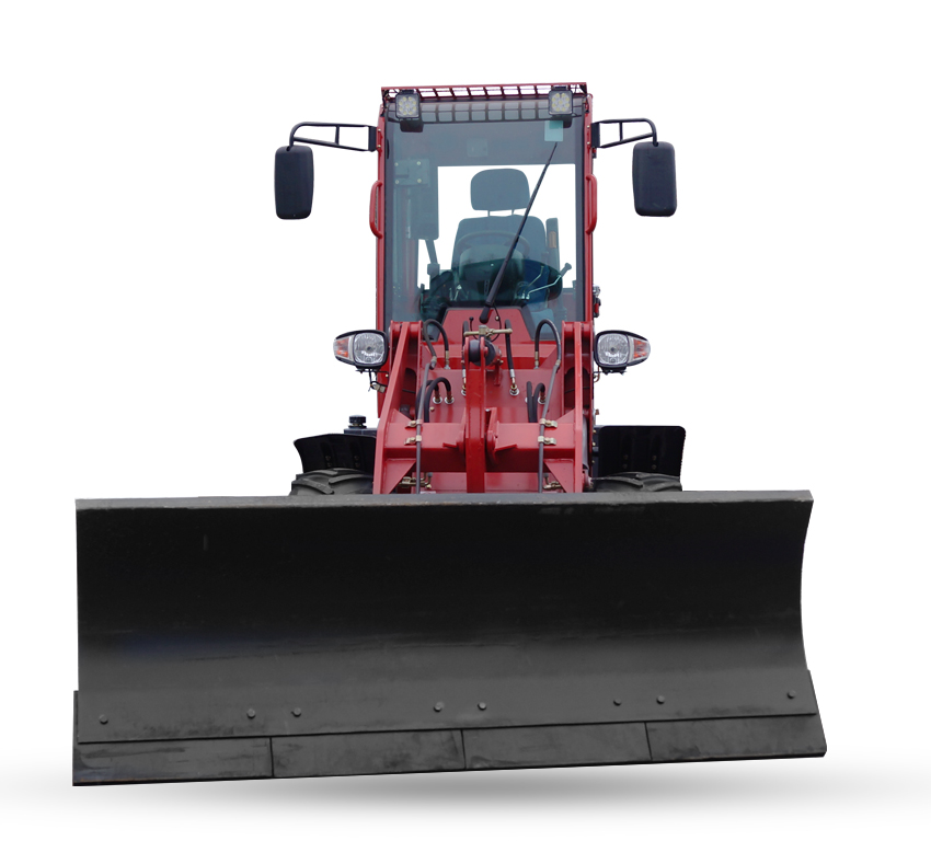 Фронтальный погрузчик Rossel R-800 + отвал с гидроповоротом