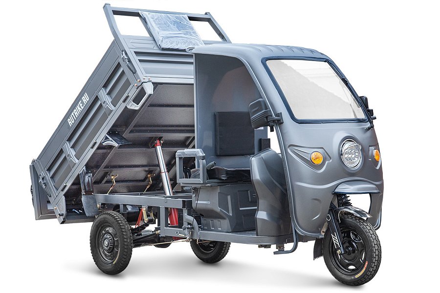 Грузовой электрический трицикл Rutrike D5 КАБИНА гидравлика 1500 72V1500W