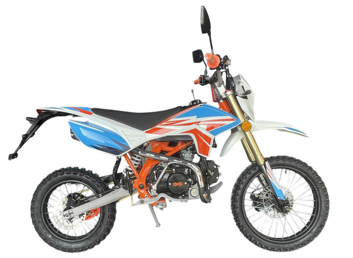 Питбайк X-MOTOS 125 17/14 COLOR (прибор. панель, светотехника)