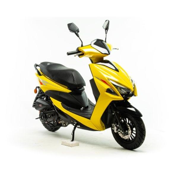 Скутер Motoland FS желтый