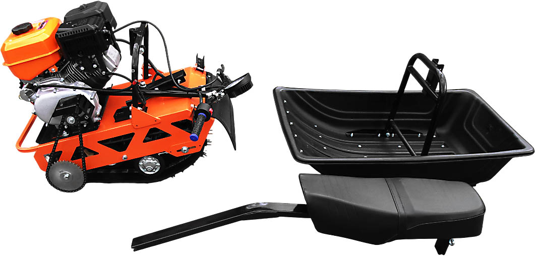 Мотобуксировщик компактный БЕЛКА - 10LE л.с., с ФАРОЙ и ЭЛЕКТРОСТАРТЕРОМ