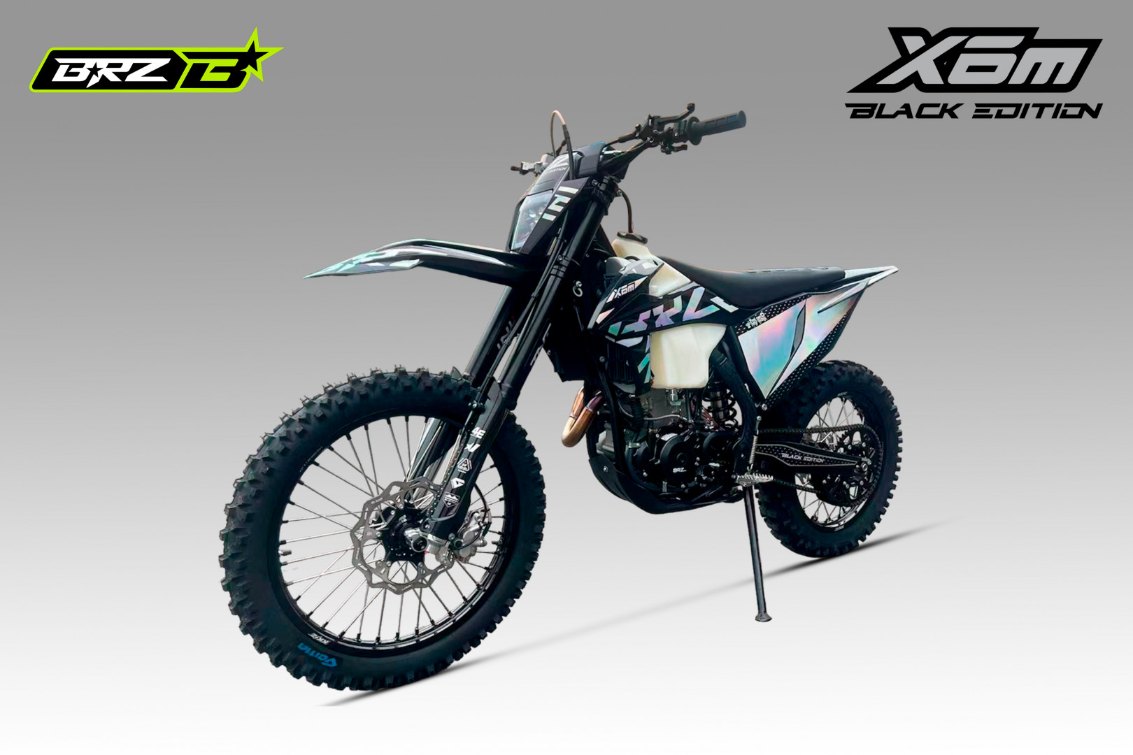 Мотоцикл BRZ X6M Black Edition (ZS 182MN (NС300s), 2023 г.)