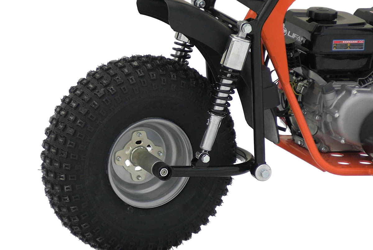 Мотоцикл СКАУТ САФАРИ 3L- 8Е+ BIGFOOT (ФАРА, ЭЛ.СТ. перед. и задн. подв., 8,0 л.с., РЕДУКТОР)