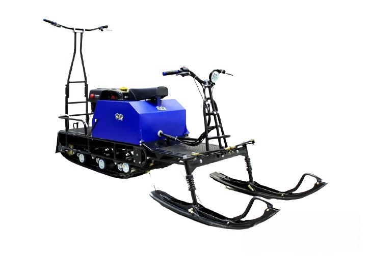 Мотобуксировщик с лыжным модулем 15 л.с., ЛИДЕР-2-3Т-15АП (3 тележки), АДАПТИВНАЯ ПОДВЕСКА