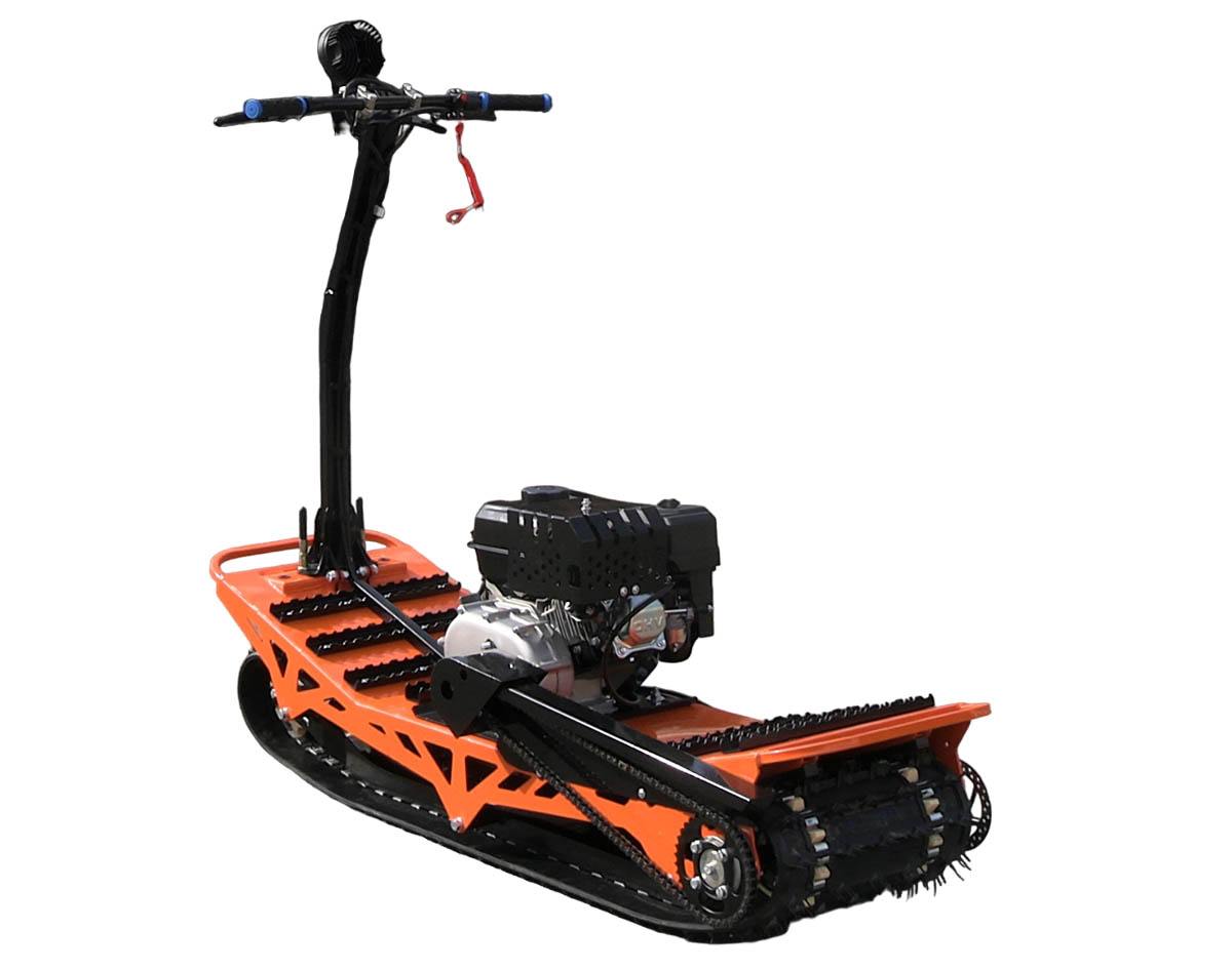 Мотосноуборд ИСКРА-1, LIFAN KP230 8+ л.с., редуктор с автомат сцеплением. фара, тормоз,