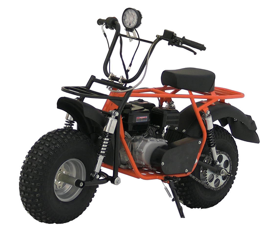 Мотоцикл СКАУТ САФАРИ 3L- 8+ BIGFOOT (ФАРА, перед и зад подвес. KP230 -8 л.с.,руч.старт, диск торм)