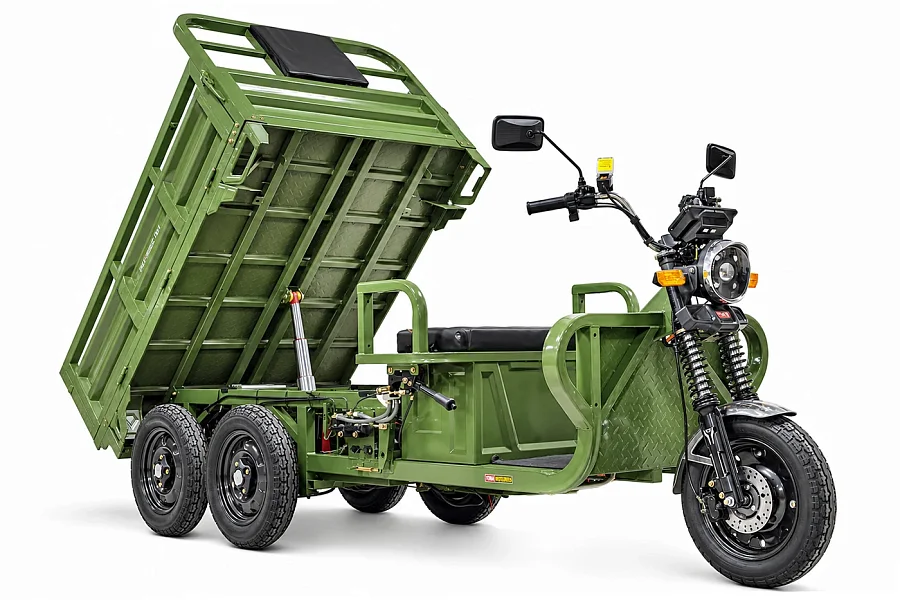 Грузовой электротрицикл Rutrike Каскад гидравлика 1600 60V1500*2W