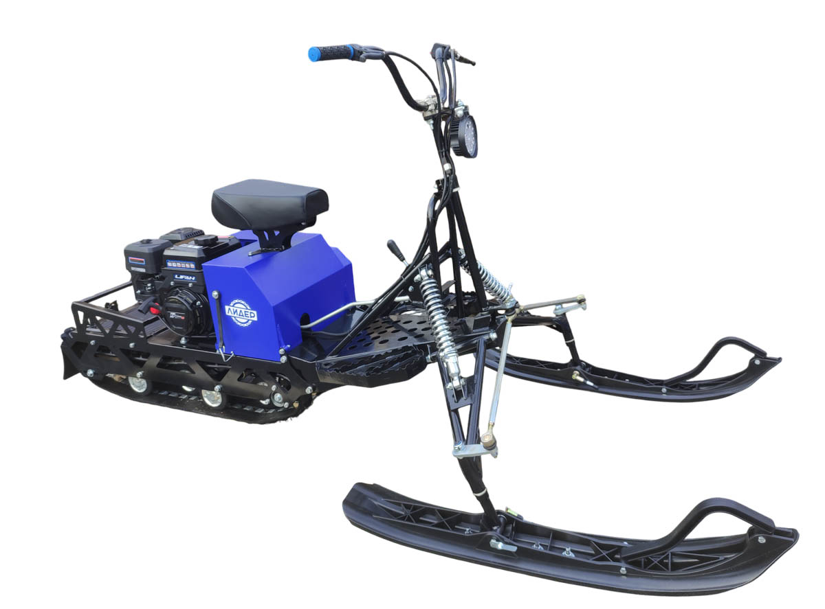 Мотобуксировщик компактный с РЫЧАЖНЫМ модулем ЛИДЕР-ДЕЛЬТА-3, CVTL (+Фара) 8+ л.с., TAV2-40,, РЕВЕРС