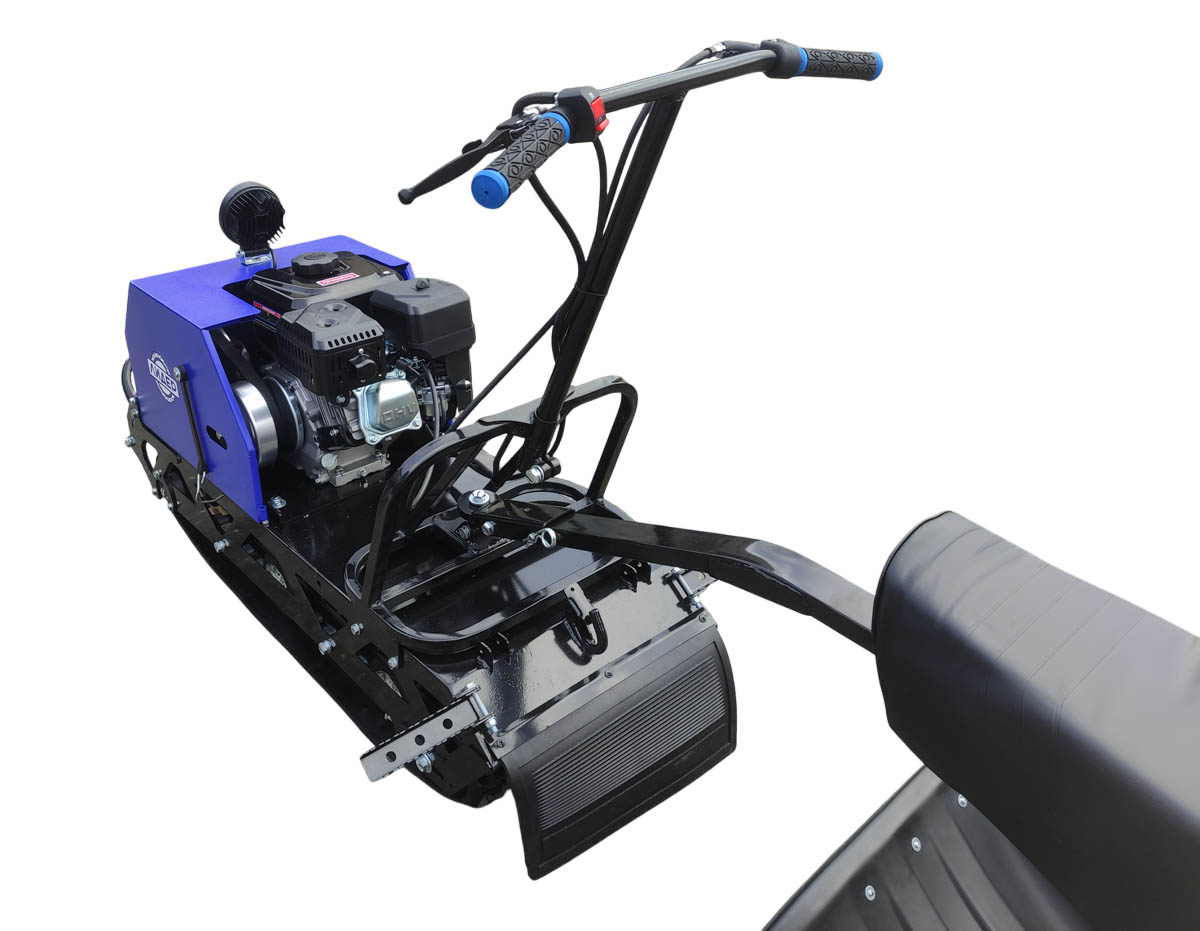 Мотобуксировщик компактный с седельным модулем ЛИДЕР-ДЕЛЬТА-2S-CVTL (+фара), 8+ лс. ВАРИАТОР TAV2-40