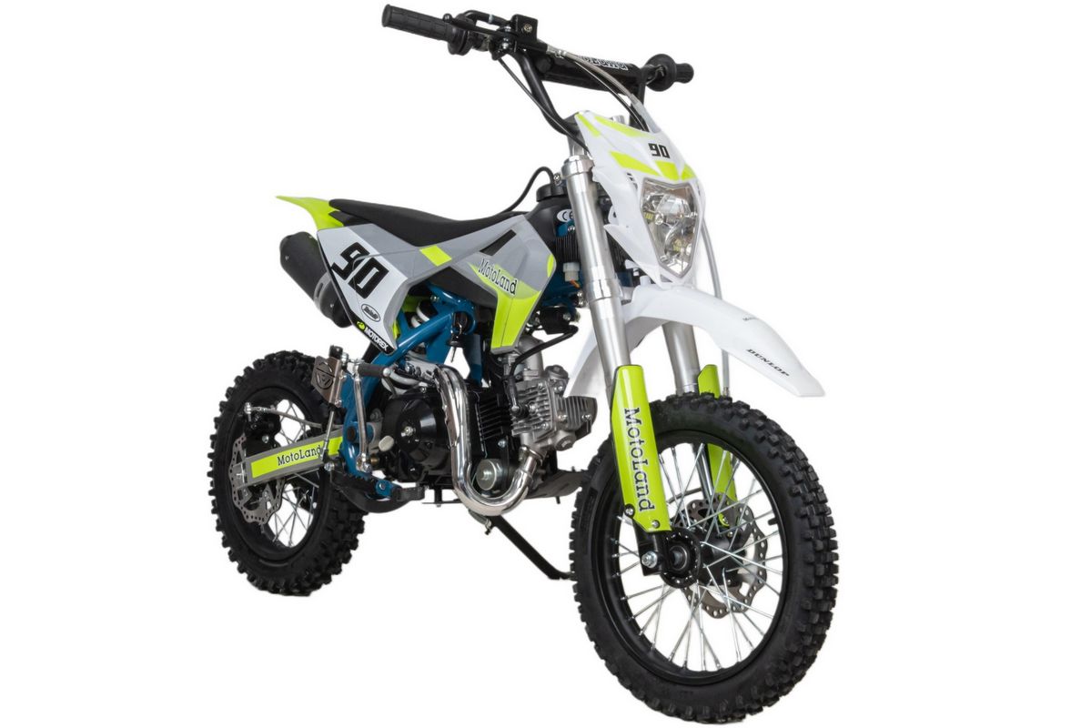Питбайк  Motoland TCX125 E 14/12 +фара зеленый