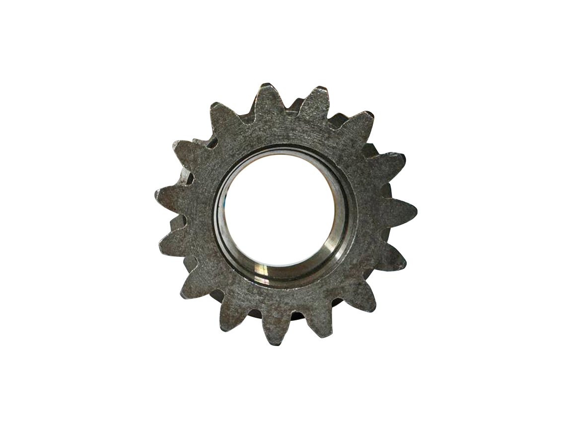 Шестерня вала дифференциала коническая (под гайку) левая Z=15/Z=16 (для 184)