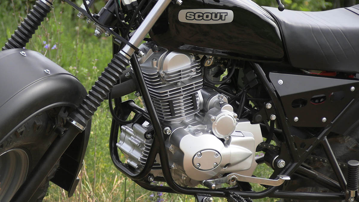 Мотоцикл внедорожный СКАУТ-3V.12-200 колеса 12"