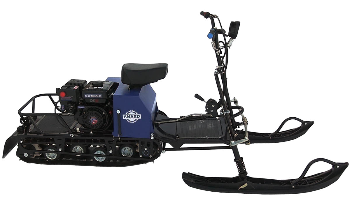 Мотобуксировщик компактный с лыжным модулем ЛИДЕР-ДЕЛЬТА-3, CVTL (+Фара) 8+ л.с., TAV2-40,, РЕВЕРС