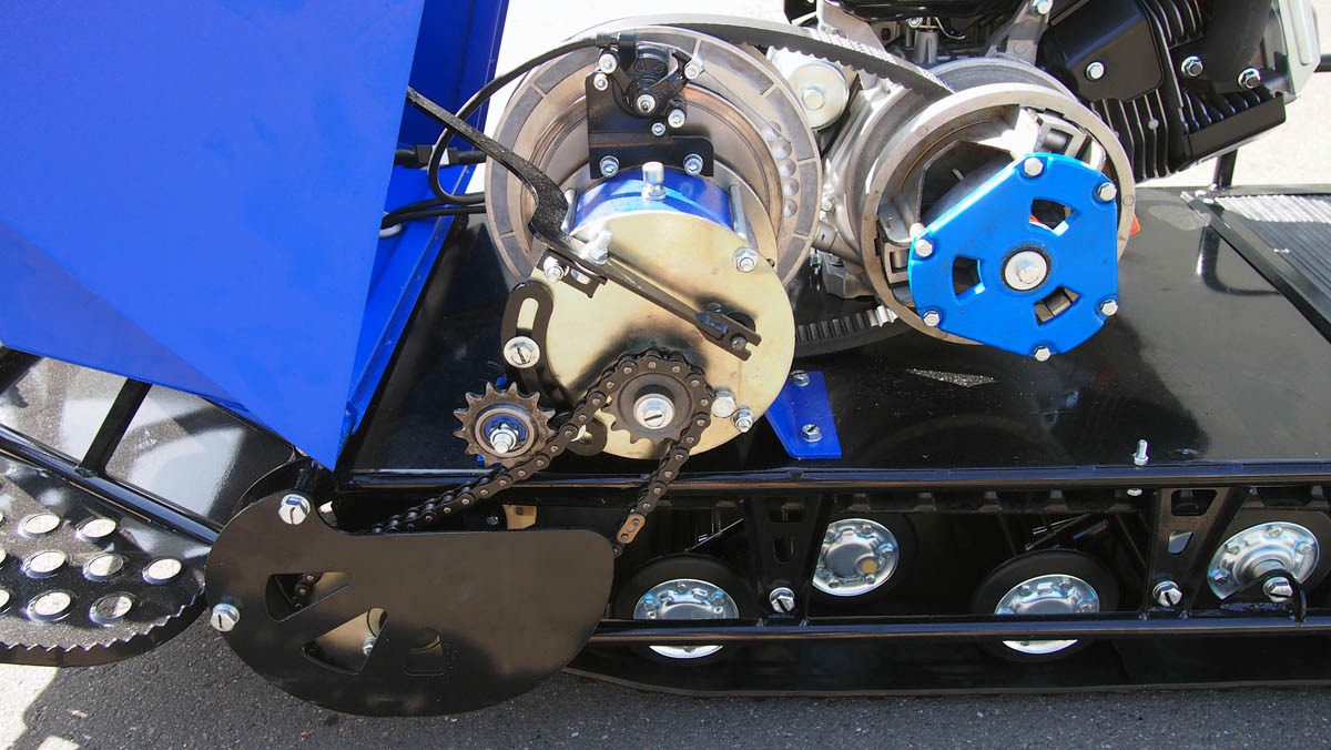 Мотобуксировщик с лыжным модулем 20 л.с, С РЕВЕРСОМ ЛИДЕР-3H-4Т-20АП, LONG ГИДРАВЛ., РЫЧАЖ, ПОДОГРЕВ