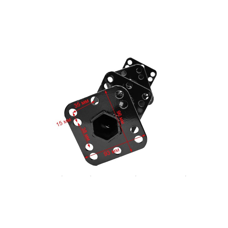 Полуось фрезы 32х32мм мотокультиватора шестигранная (3+1)