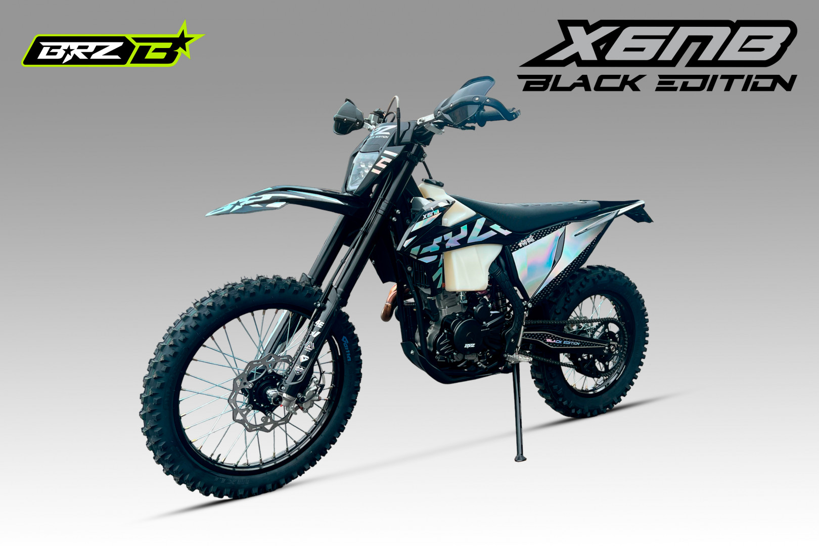 Мотоцикл BRZ X6NB Black Edition (ZS 174MN-5 (NB300), 2023 г.)