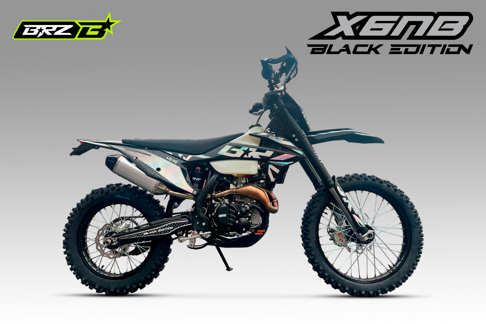 Мотоцикл BRZ X6NB Black Edition (ZS 174MN-5 (NB300), 2023 г.)