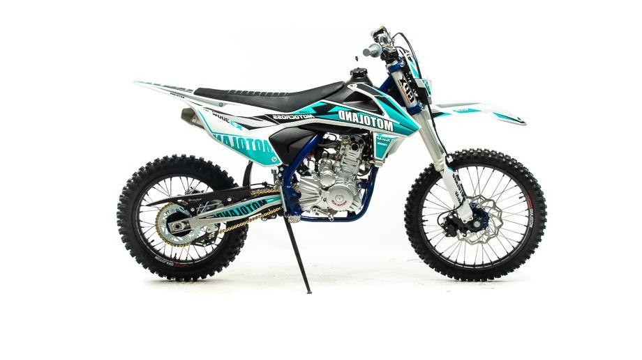 Мотоцикл Кросс Motoland X3 300W LUX (174MN-3) синий