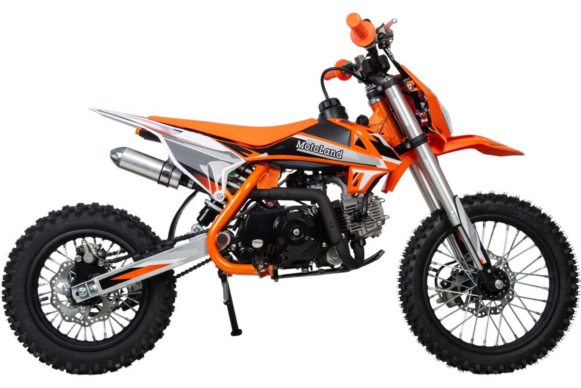 Питбайк  Motoland 125 SX 125 E 14/12  оранжевый
