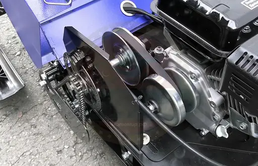 Мотобуксировщик компактный с РЫЧАЖНЫМ модулем ЛИДЕР-ДЕЛЬТА-3, CVTL (+Фара) 10 л.с., TAV2-40,, РЕВЕРС