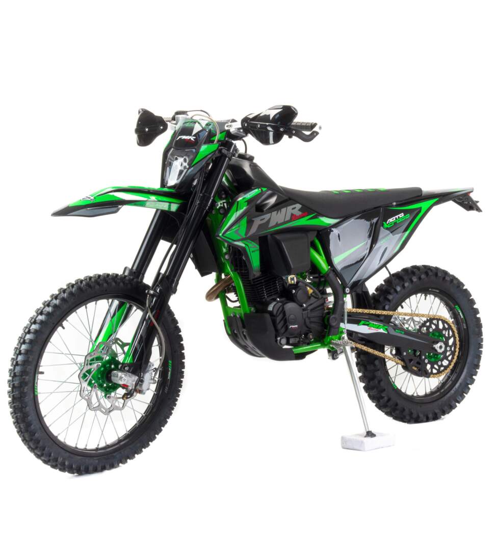 Мотоцикл Кросс PWR FM250 (172FMM-3A) зеленый РАСПРОДАЖА