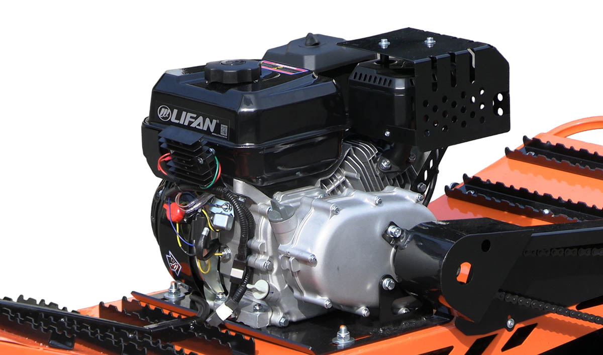 Мотосноуборд ИСКРА-1, LIFAN KP230 8+ л.с., редуктор с автомат сцеплением. фара, тормоз,