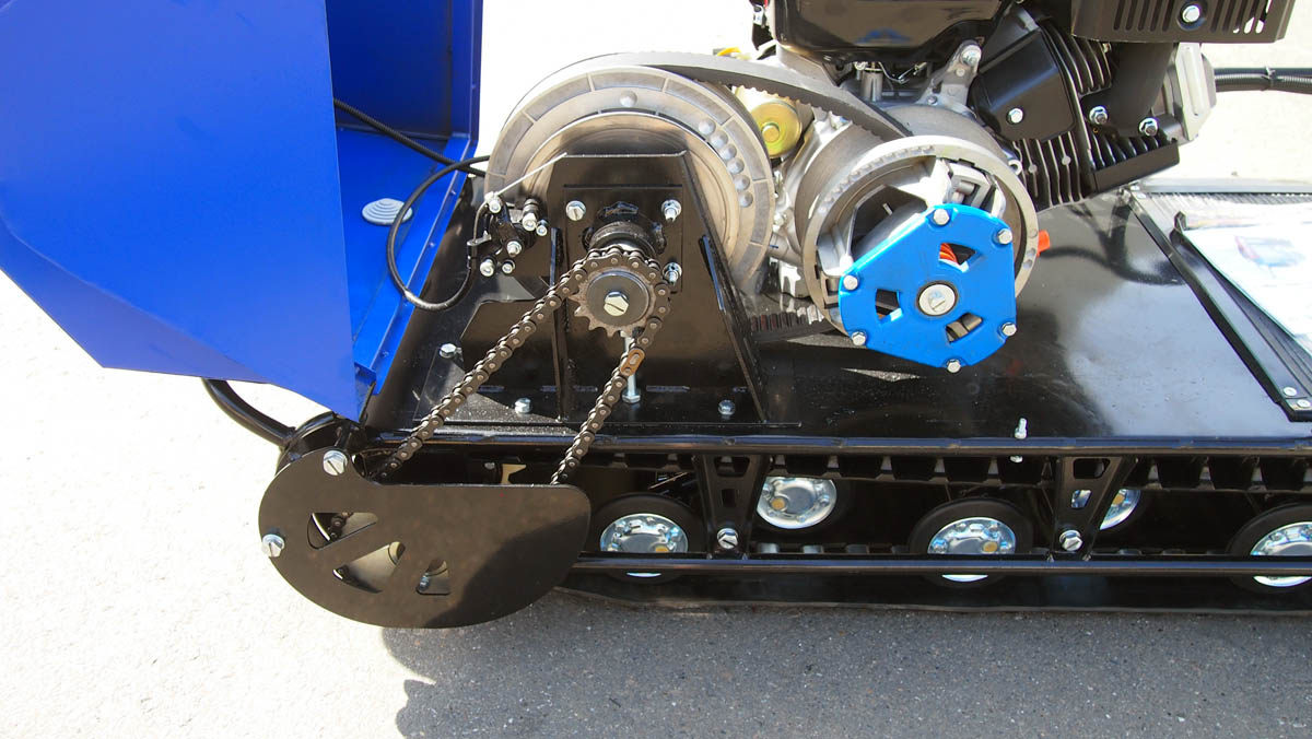 Мотобуксировщик без лыжного модуля 16 л.с., ЛИДЕР-1-3Т-16АП (3 тележ.) LIFAN KP420E