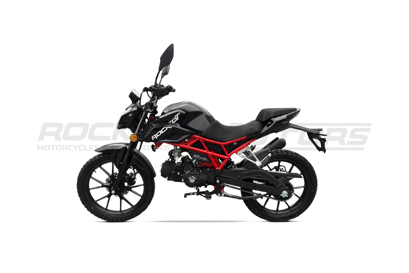 Мопед ROCKOT ALPHA RESTYLE (черный/красный)