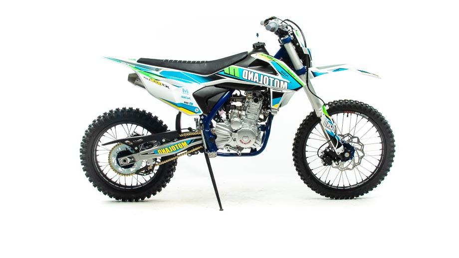 Мотоцикл Кросс Motoland X3 300W LUX (174MN-3) зеленый