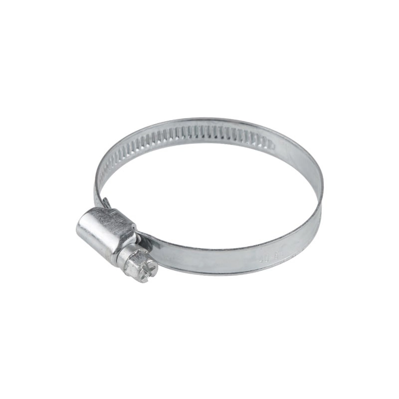 Хомут червячный 60-80 мм, цинк