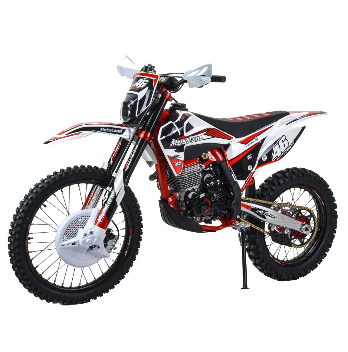 Мотоцикл Кросс Motoland XT300 HS (175FMM 4V) красный РАСПРОДАЖА
