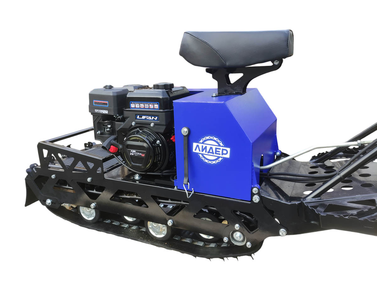 Мотобуксировщик компактный с РЫЧАЖНЫМ модулем ЛИДЕР-ДЕЛЬТА-3, CVTL (+Фара) 8+ л.с., TAV2-40,, РЕВЕРС