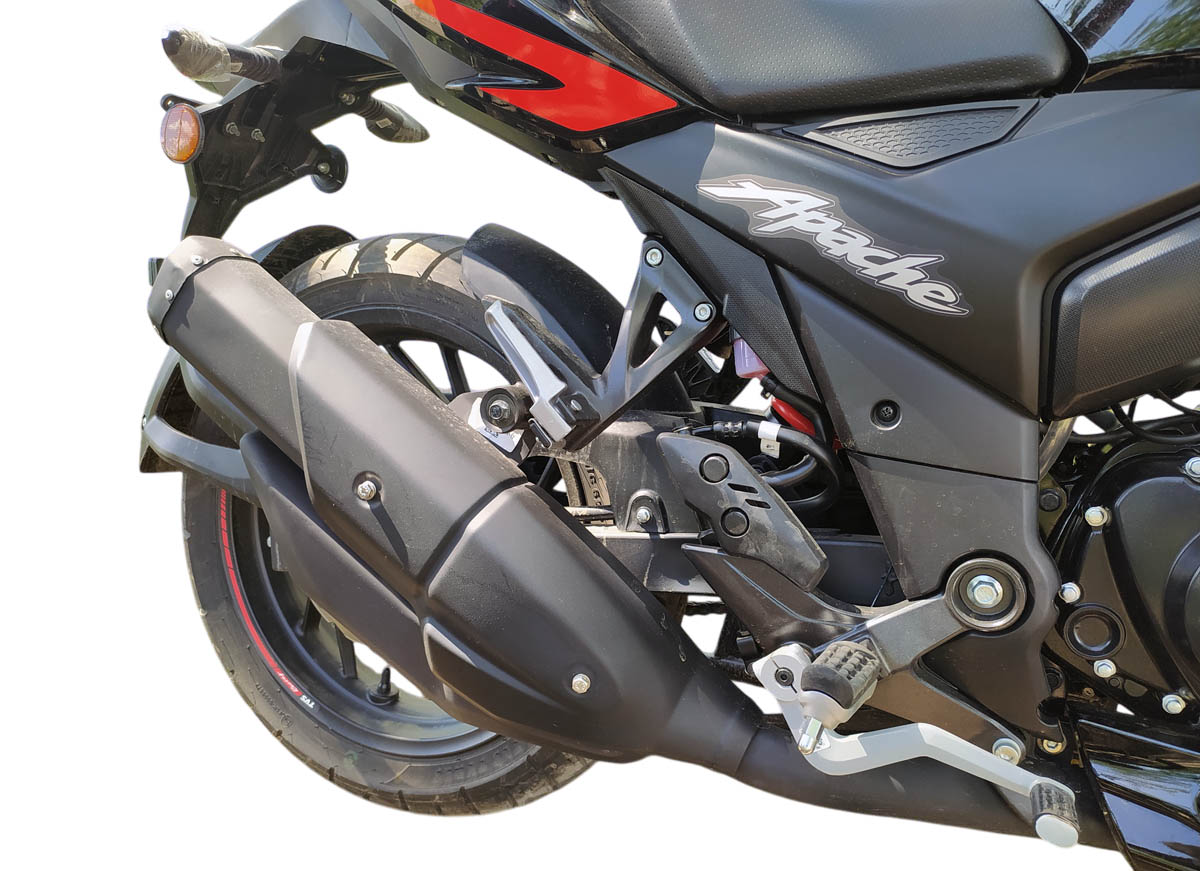 Мотоцикл TVS APACHE RTR 200 4V (Индия) (4х клапанный двигатель, 21 лс.)