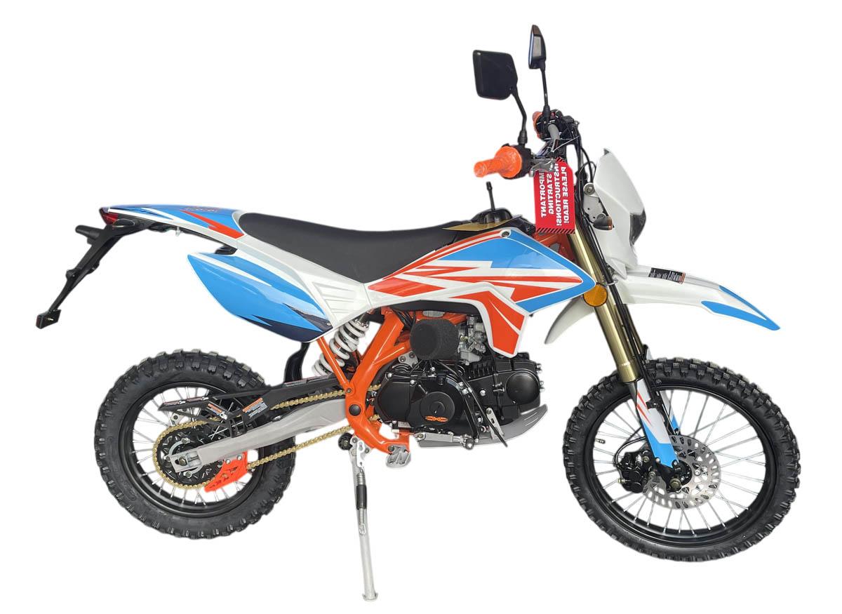 Питбайк X-MOTOS 125 17/14 COLOR (прибор. панель, светотехника)