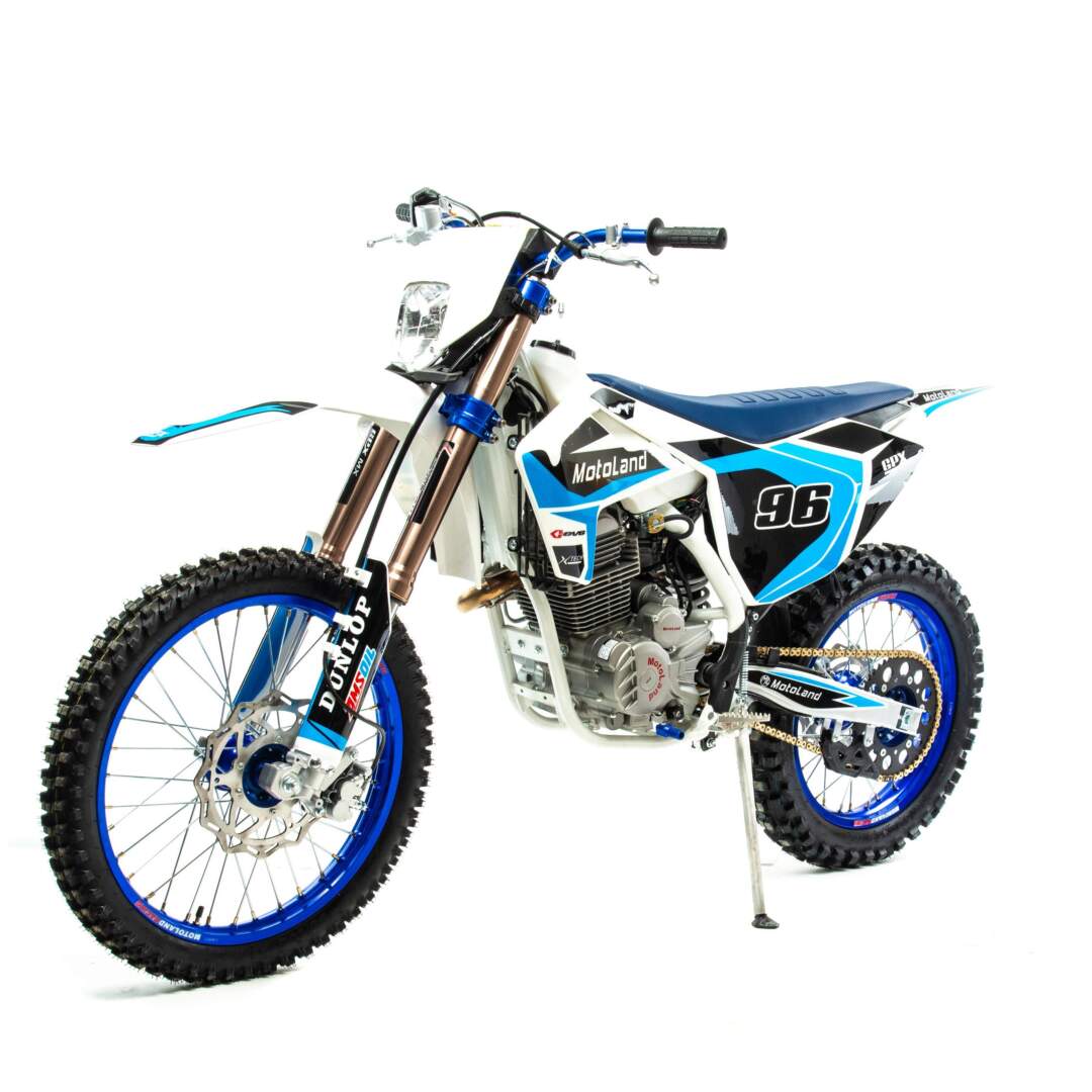 Мотоцикл Кросс Motoland XT 250 ST 21/18 (172FMM) синий РАСПРОДАЖА
