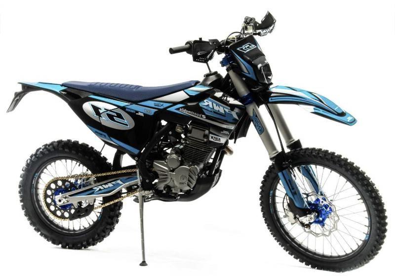 Мотоцикл Кросс PWR FS250 (2-STROKE) синий