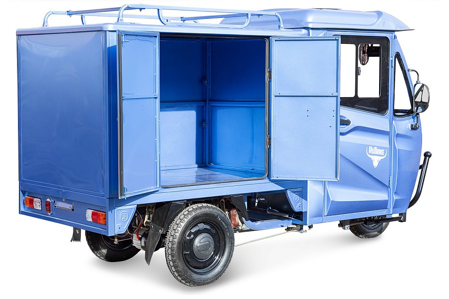 Грузовой электротрицикл Rutrike КАРГО Кабина Дуал 1500 60V1000W